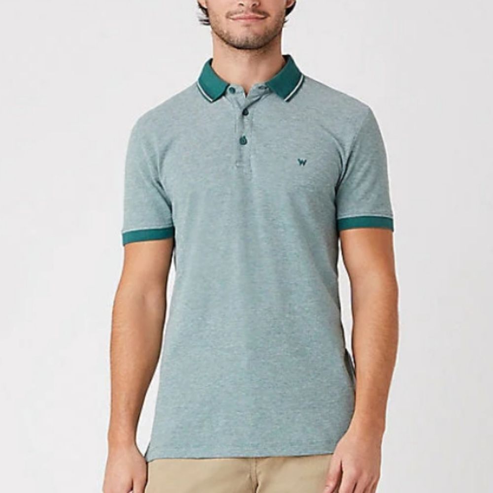 MEN'S SIMPLY STYLED POLOS SHIRT